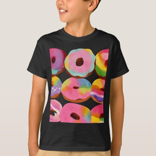 Donutliefhebber T-shirt (Voorkant)