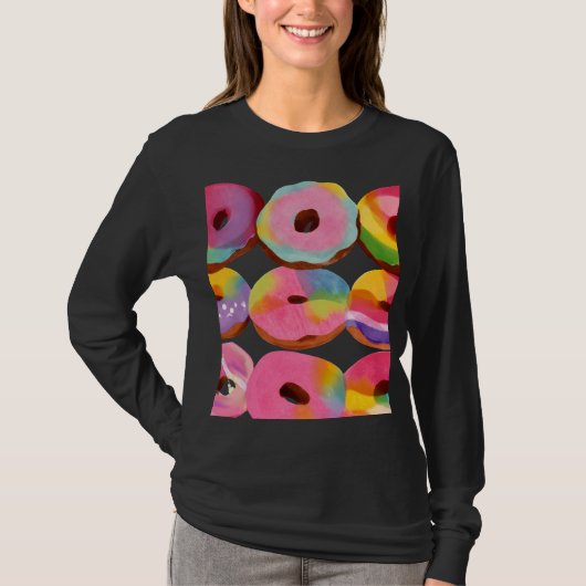 Donutliefhebber T-shirt (Voorkant)