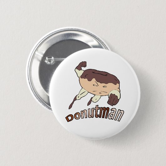 Donutman Ronde Button 5,7 Cm (Voorkant /achterkant)