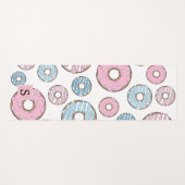 Donutpatroon, Roze Donuts, Blauwe Donuts, Jouw naa Yogamat (Voorkant (horizontaal))