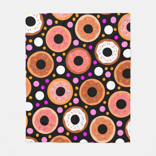 DONUTS 26 FLEECE DEKEN (Voorkant)