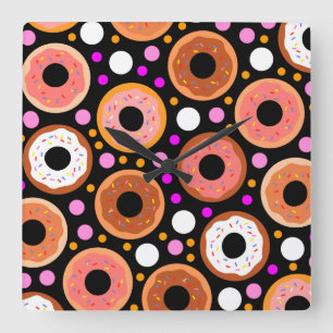 DONUTS 26 VIERKANTE KLOK