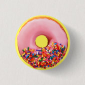 DONUTS 2 RONDE BUTTON 3,2 CM (Voorkant)