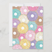 DONUTS 5E verjaardag Kaart (Achterkant)
