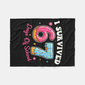 Donuts 67th Day Of School Funny 67 Days Of School  Fleece Deken (Voorkant (Horizontaal))