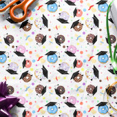 Donuts and Degrees Afstuderen Pattern Tissuepapier