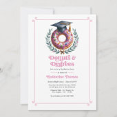 Donuts and Degrees Graduation Party Foto Kaart (Voorkant)