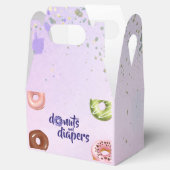 Donuts and Diapers Baby Sprinkle Shower Bedankdoosjes (Geopend)