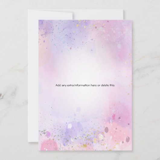 Donuts and Diapers Baby Sprinkle Shower Kaart (Achterkant)