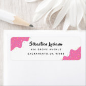 Donuts and Sprinkles retouradres Etiket (Insitu)