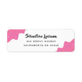 Donuts and Sprinkles retouradres Etiket (Voorkant)