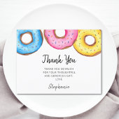 Donuts Baby Shower Bedankt Briefkaart