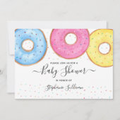 Donuts Baby shower Kaart (Voorkant)
