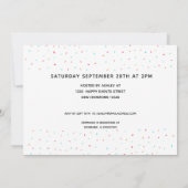 Donuts Baby shower Kaart (Achterkant)