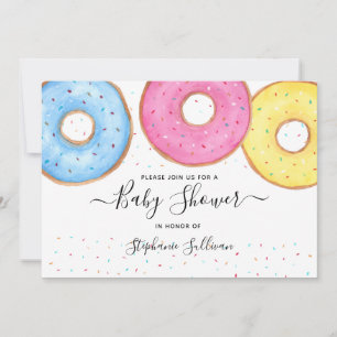 Donuts Baby shower Kaart