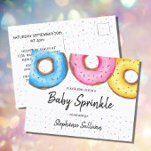 Donuts Baby Sprinkle Invitation Briefkaart