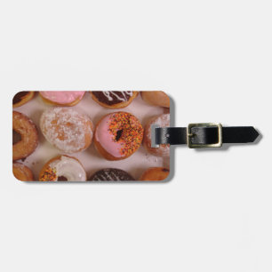 Donuts. Bagagelabel