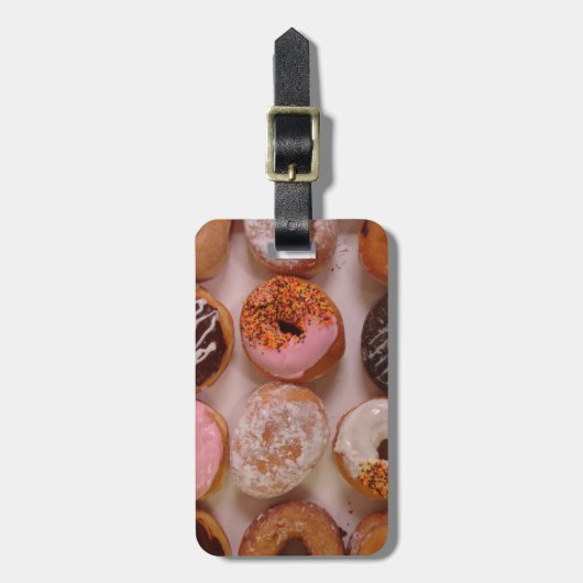 Donuts. Bagagelabel (Voorkant verticaal)