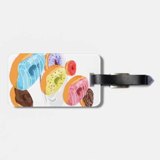 Donuts Bagagelabel (Achterkant horizontaal)
