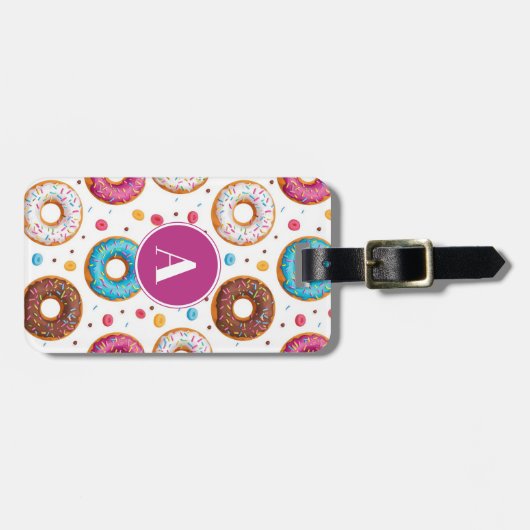 Donuts-Bagagelabel Bagagelabel (Voorkant horizontaal)