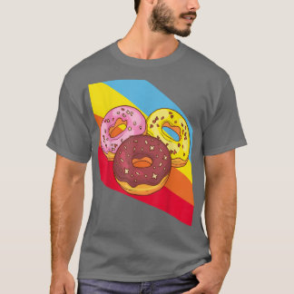 Donuts Bake Bakery Baker Cake Food Delicious Sweet T-shirt