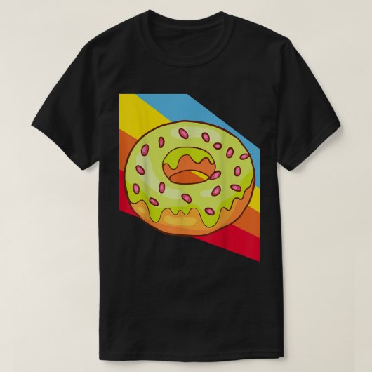Donuts Bake Bakery Baker Cake Food Delicious Sweet T-shirt (Design voorkant)