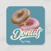 Donuts Bakery Square Visitekaartje (Voorkant)