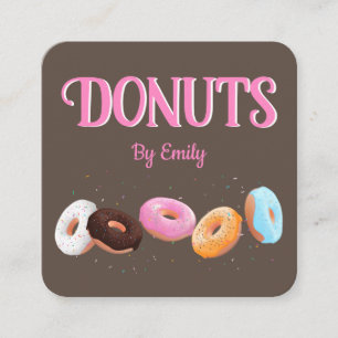 Donuts Bakery Square Visitekaartje