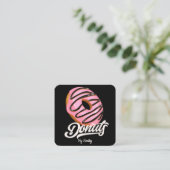 Donuts Bakery Square Visitekaartje (Staand voorkant)