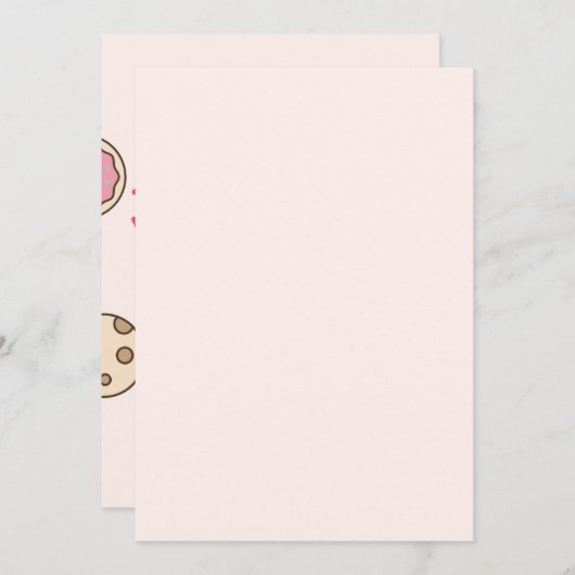 Donuts Bedankt Cards Small Business Kaart (Voorkant / Achterkant)