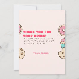 Donuts Bedankt Cards Small Business Kaart