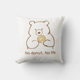 Donuts, Beren en Ik  Kussen