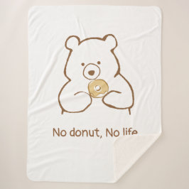 Donuts, Beren, en Ik  Sherpa Deken