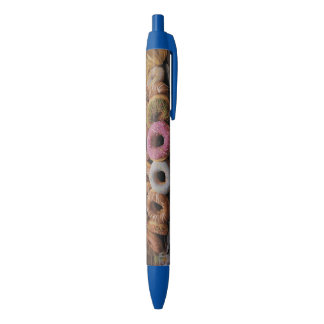 donuts blauwe inkt pen