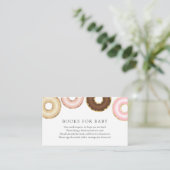 Donuts Books voor Baby-invoegkaart Informatiekaartje (Staand voorkant)