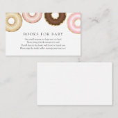 Donuts Books voor Baby-invoegkaart Informatiekaartje (Voorkant / Achterkant)