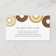 Donuts Books voor Baby-invoegkaart