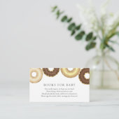 Donuts Books voor Baby-invoegkaart Informatiekaartje (Staand voorkant)