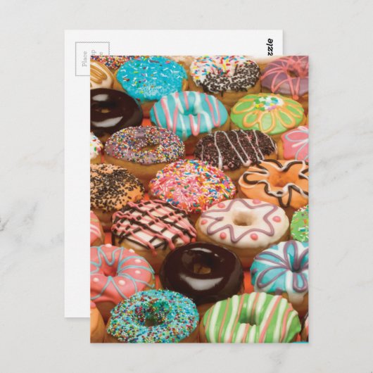 donuts briefkaart (Voorkant / Achterkant)