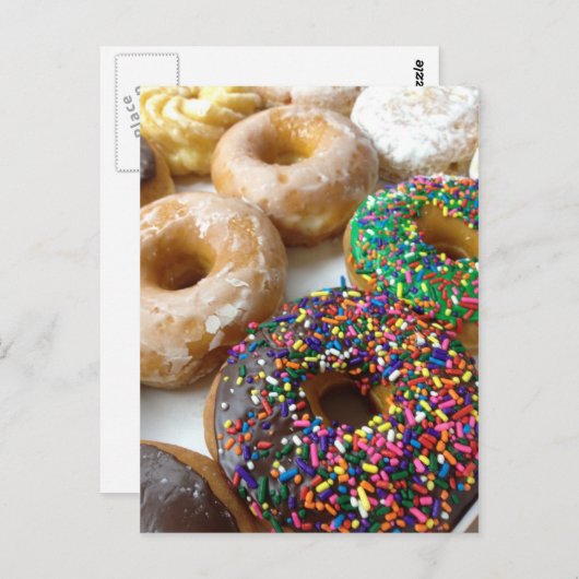 Donuts Briefkaart (Voorkant / Achterkant)
