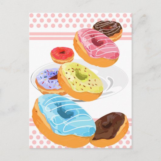Donuts Briefkaart (Voorkant)