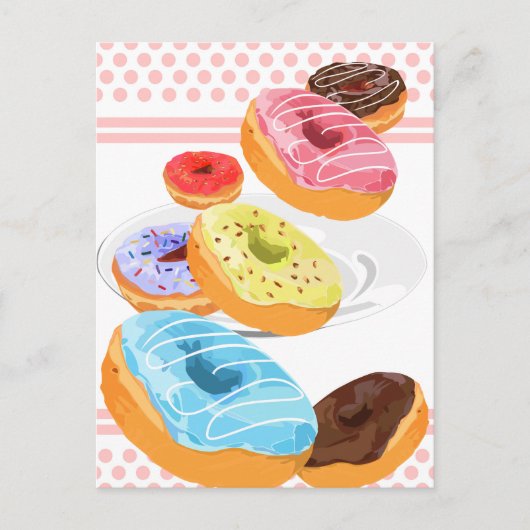 Donuts Briefkaart (Voorkant)