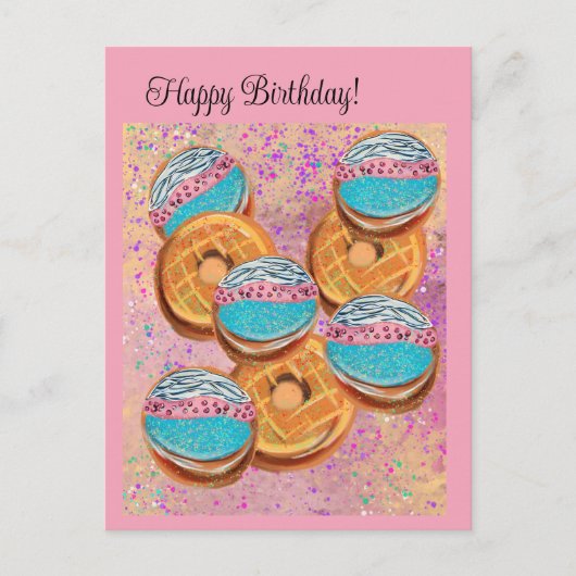 Donuts Briefkaart (Voorkant)