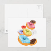 Donuts Briefkaart (Voorkant / Achterkant)