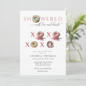 Donuts | Bruidsdouche uitnodigingen (Staand voorkant)