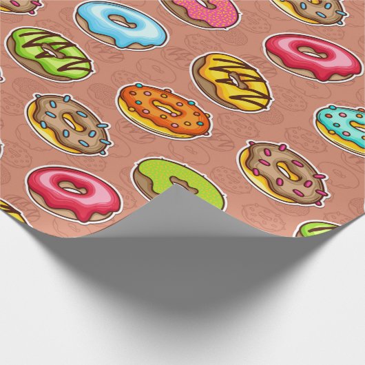Donuts Cadeaupapier (Hoek)