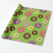 Donuts Cadeaupapier (Uitgerold)