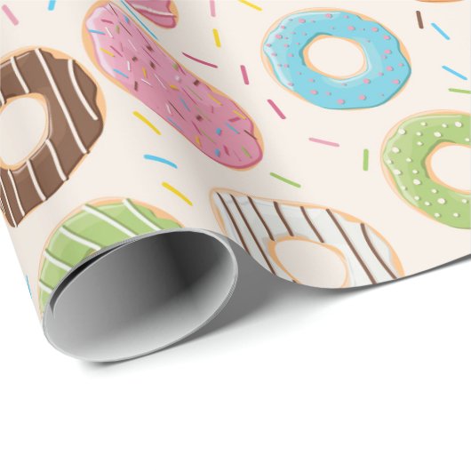 Donuts Cadeaupapier (Rol Hoek)