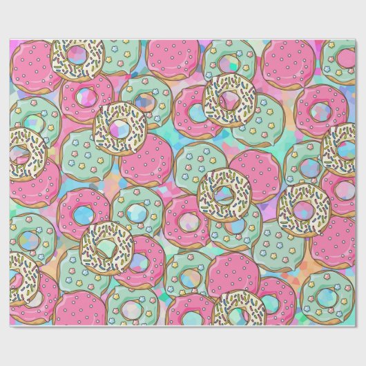 Donuts Cadeaupapier (Vlak)