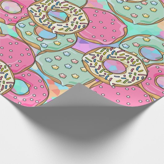 Donuts Cadeaupapier (Hoek)